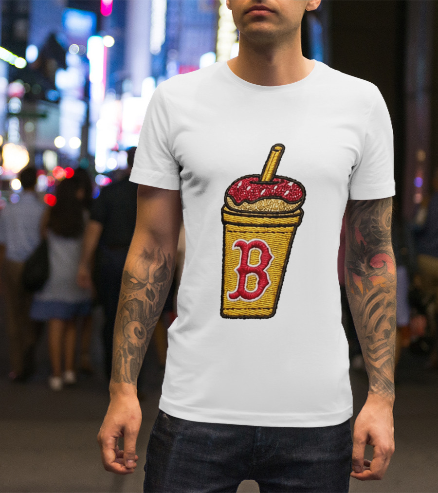 Red Sox Dunkin' Iced Coffee B Cap 2026 T-Shirt