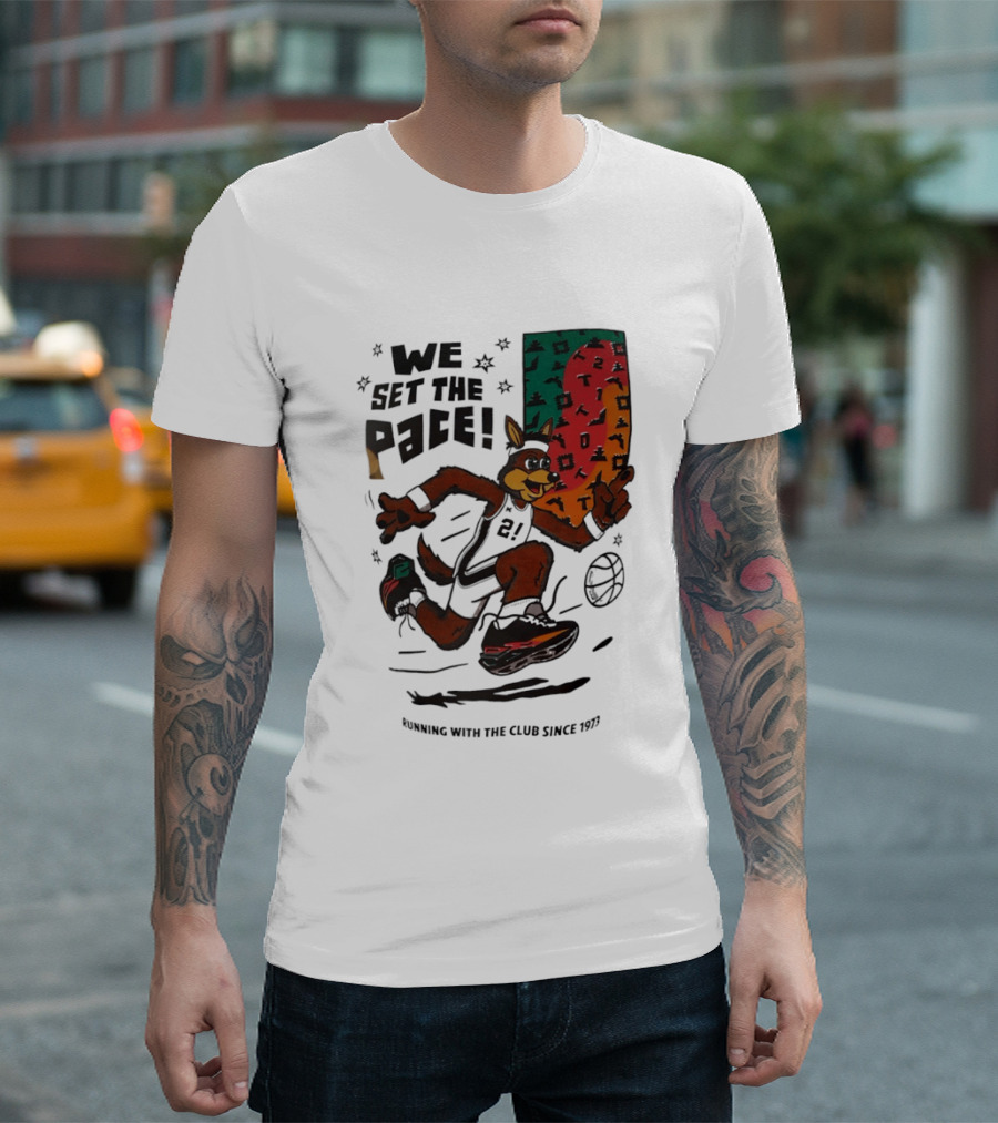 San Antonio Spurs We Set The Pace Running With The Club Since 1973 T-Shirt
