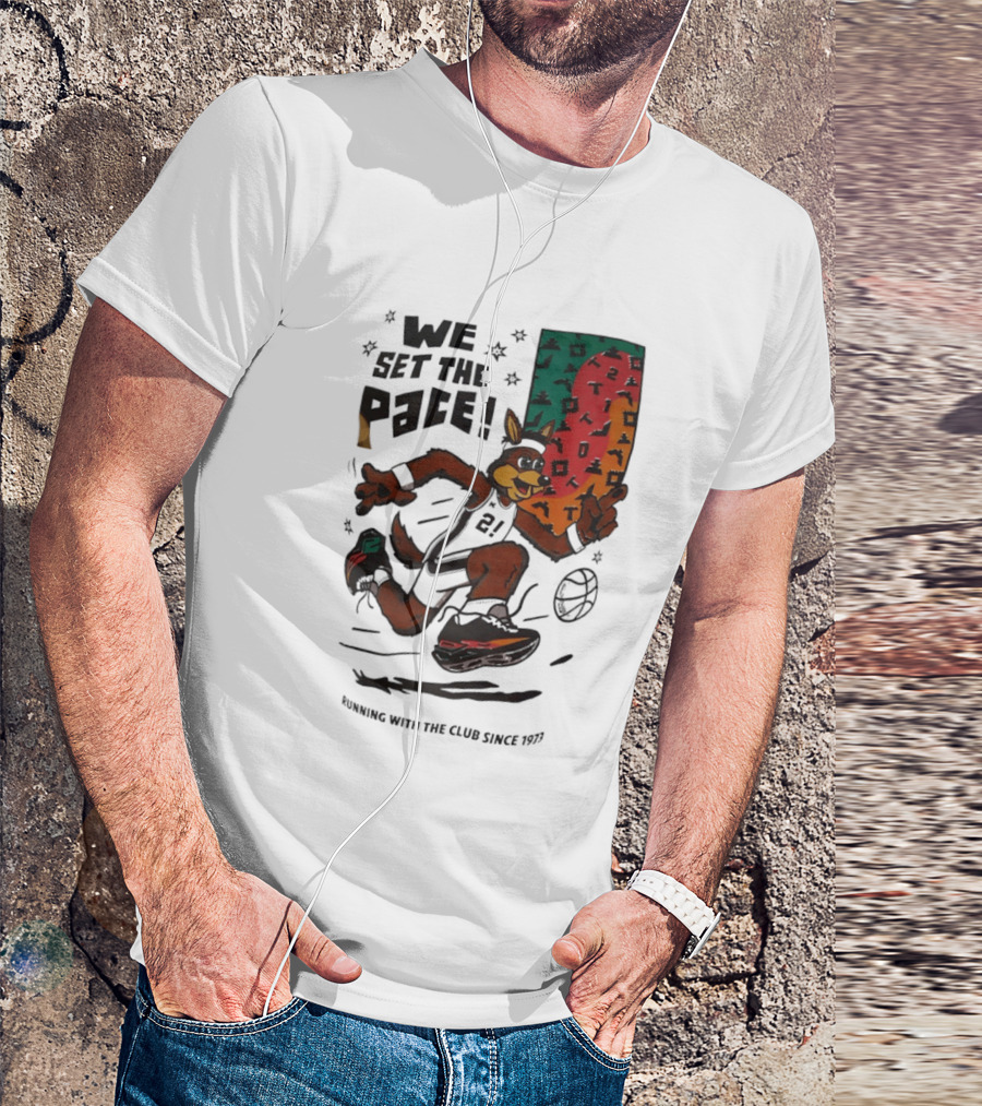 San Antonio Spurs We Set The Pace Running With The Club Since 1973 T-Shirt