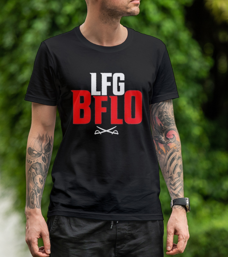 LFG BFLO Crossed Swords Hockey T-Shirt