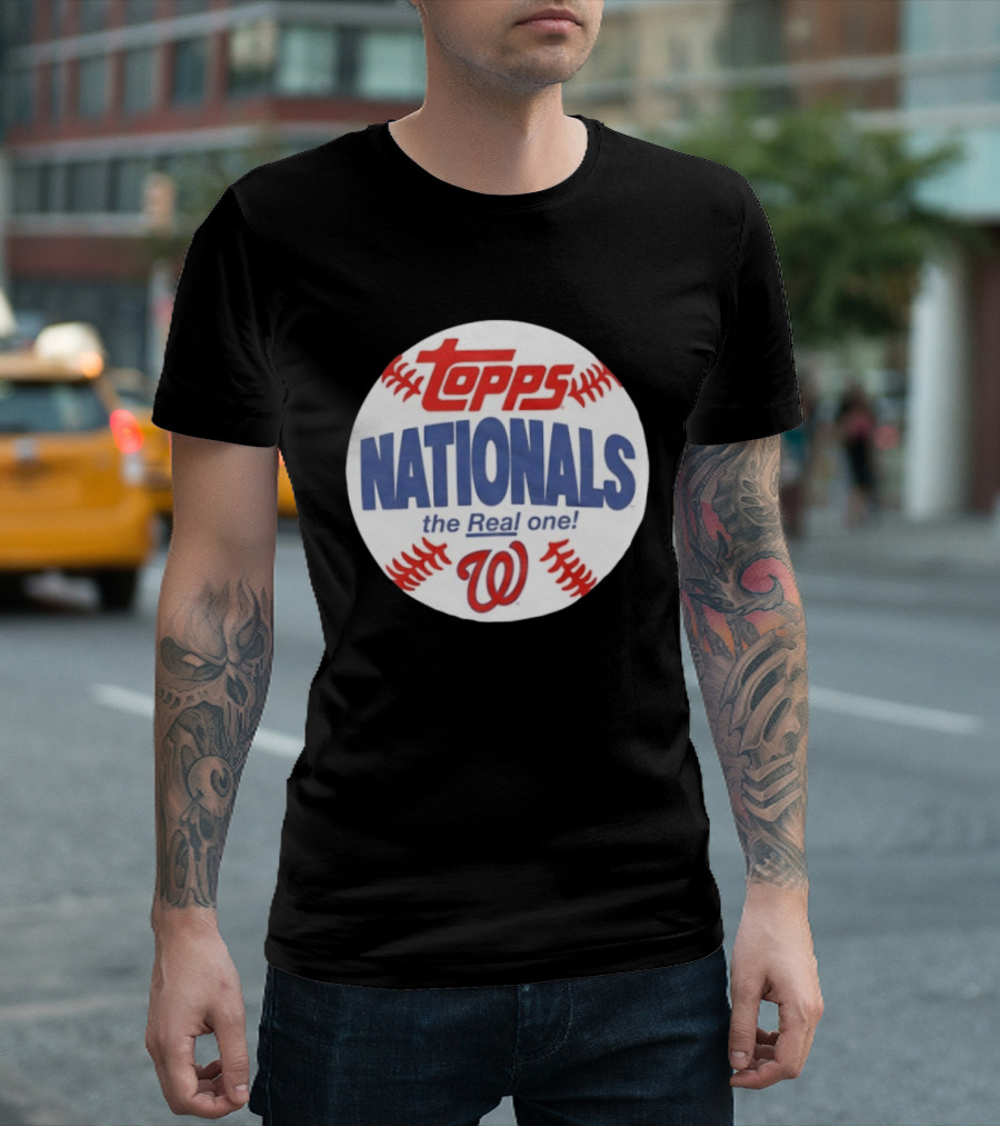 Topps Nationals The Real One MLB W Baseball T-Shirt