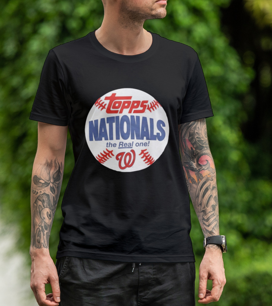Topps Nationals The Real One MLB W Baseball T-Shirt