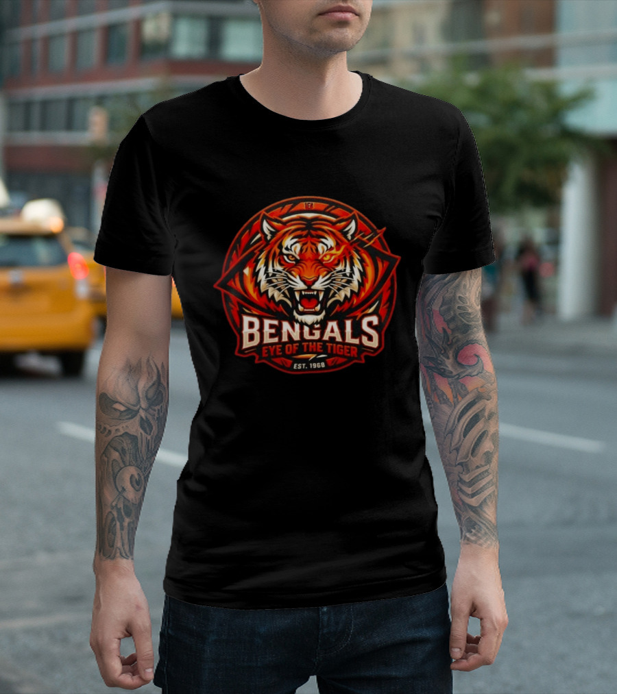 Bengals Eye Of The Tiger Est 1968 T-Shirt