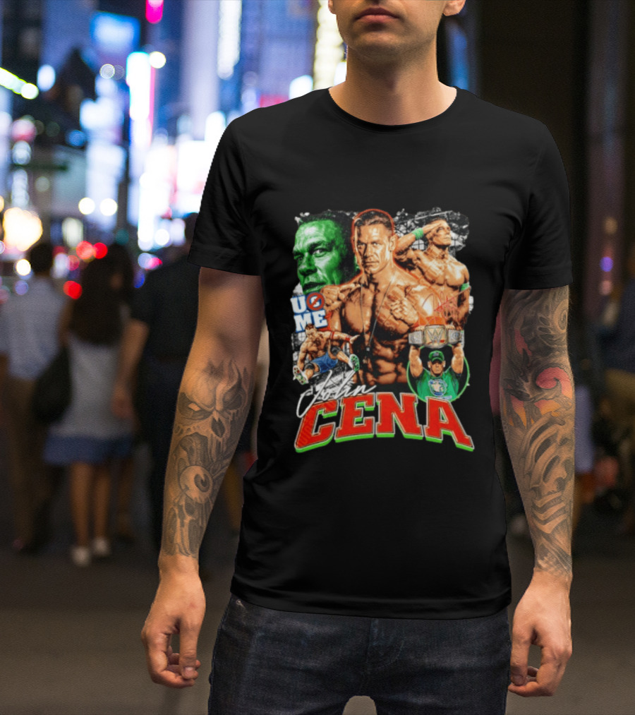 John Cena U Can't See Me U Me Champions WWE T-Shirt