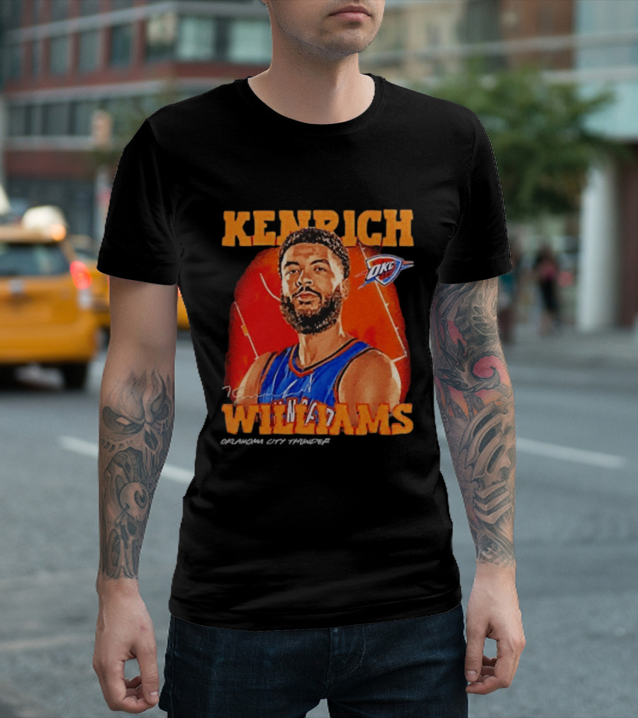 Kenrich Williams Oklahoma City Thunder OKC Basketball Player T-Shirt