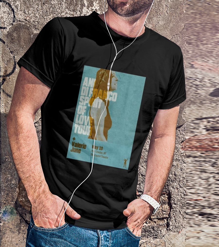 Ani DiFranco Spirit Of Love Tour May 10 Port Chester NY The Capitol Theatre Valerie June T-Shirt