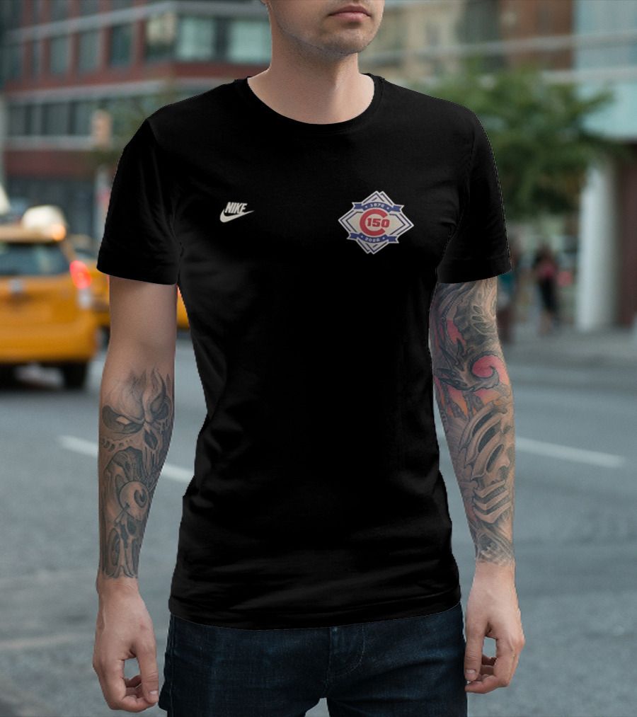 Chicago Cubs Nike 1876 2026 150th Anniversary 2 Sided C150 T-Shirt