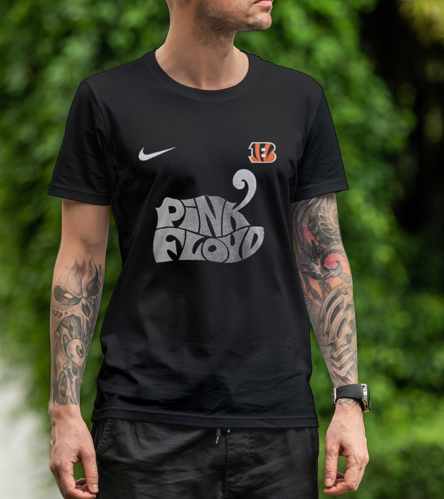 Nike Pink Floyd Cincinnati Bengals JB T-Shirt