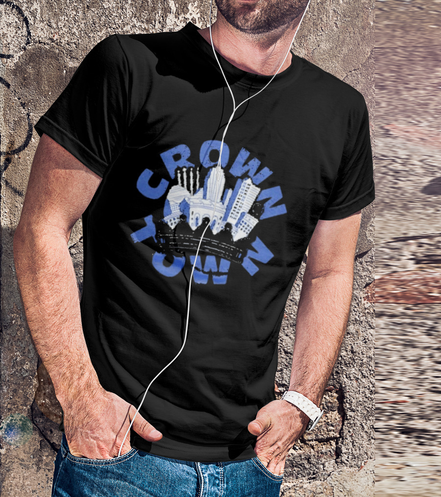 Crown Town Cityscape Skyline Buildings T-Shirt