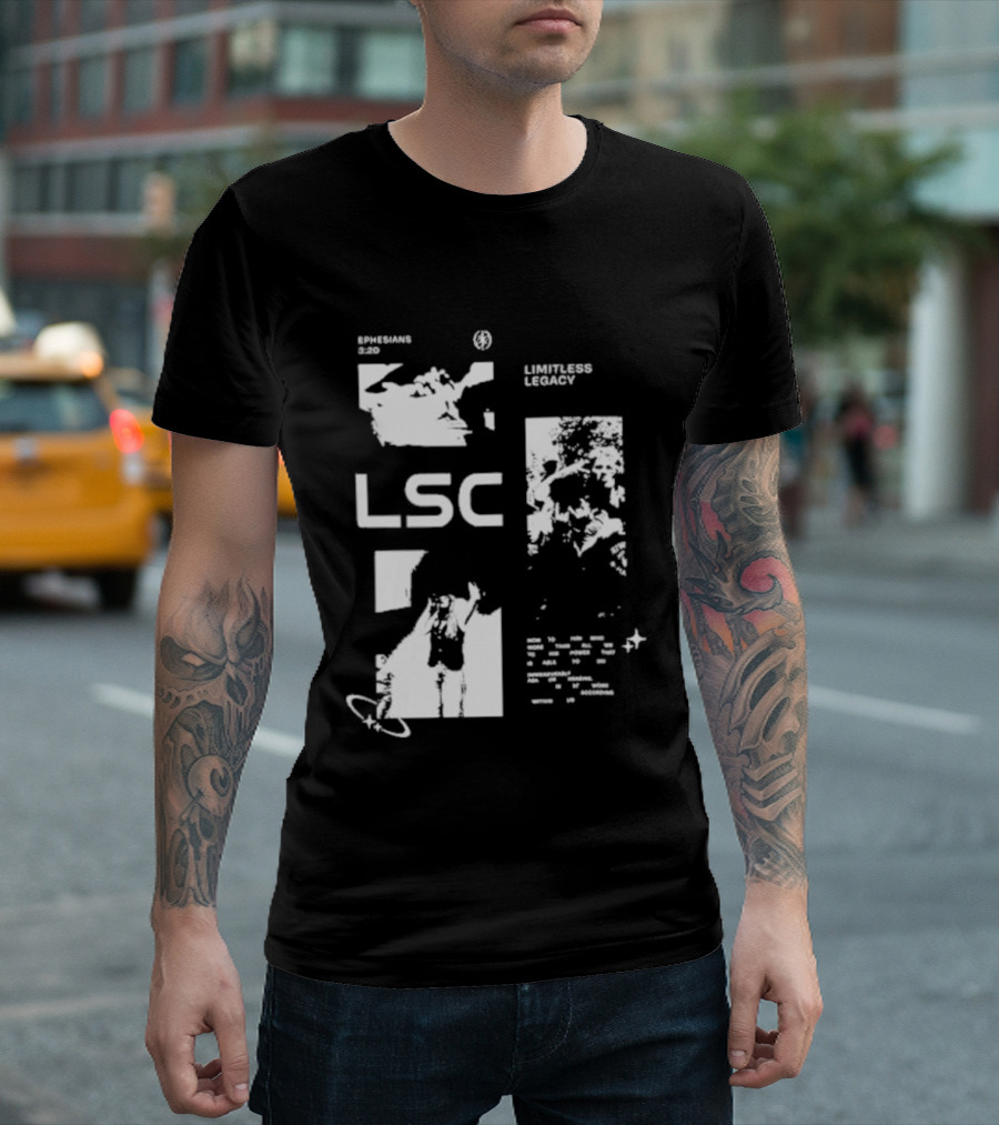 Legacy Church LSC Limitless Legacy Map Motif T-Shirt