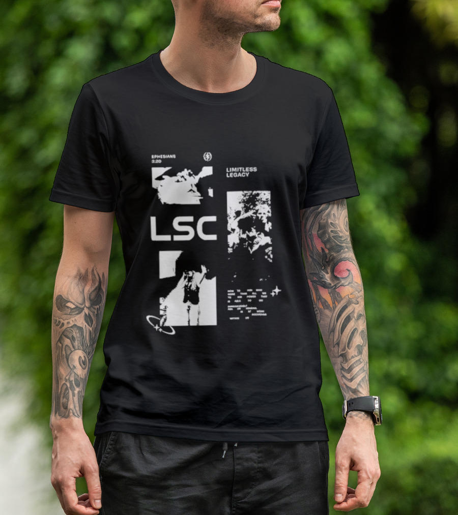 Legacy Church LSC Limitless Legacy Map Motif T-Shirt