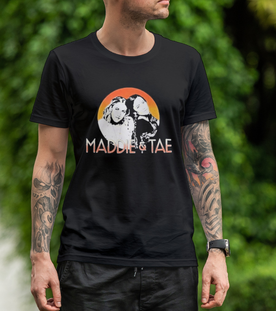 Maddie & Tae Country Music Duo Orange Arch T-Shirt