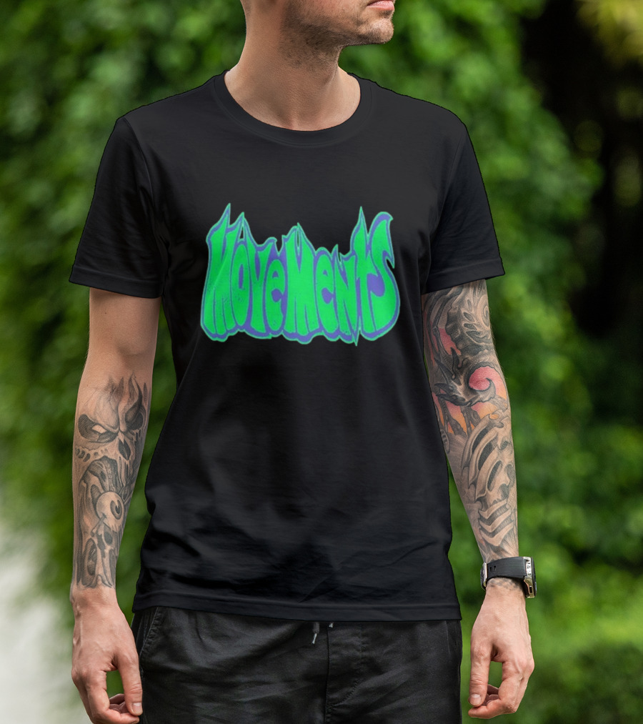 Movements Back In My Ways Neon Vaporwave Style Font T-Shirt