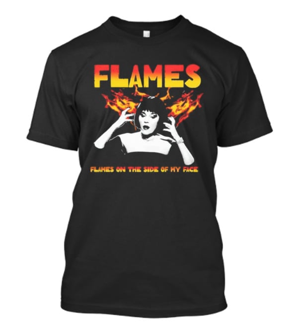 Mrs. White Flames On The Side Of My Face Clue Movie T-Shirt