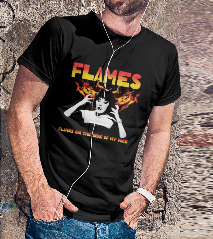 Mrs. White Flames On The Side Of My Face Clue Movie T-Shirt