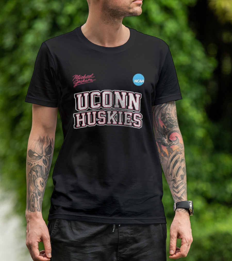 UConn Huskies NCAA M Jackson Beat Me Hate Me You Can Never Break Me T-Shirt