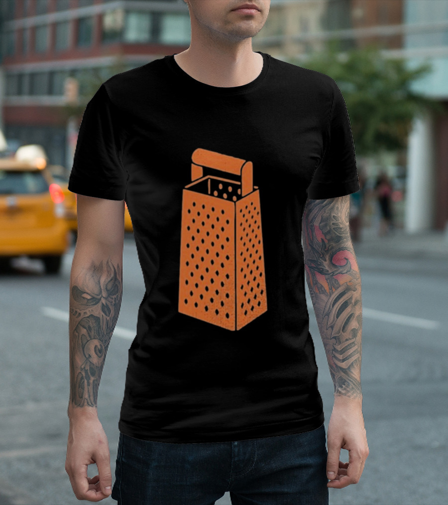 Shredded Cheese Grater Kitchen Tool Humor T-Shirt
