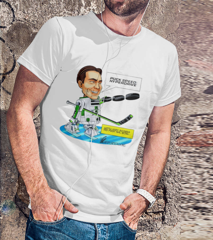 Arttu Hyry Puck Speed R2 D2 Dallas Stars First NHL Goal T-Shirt