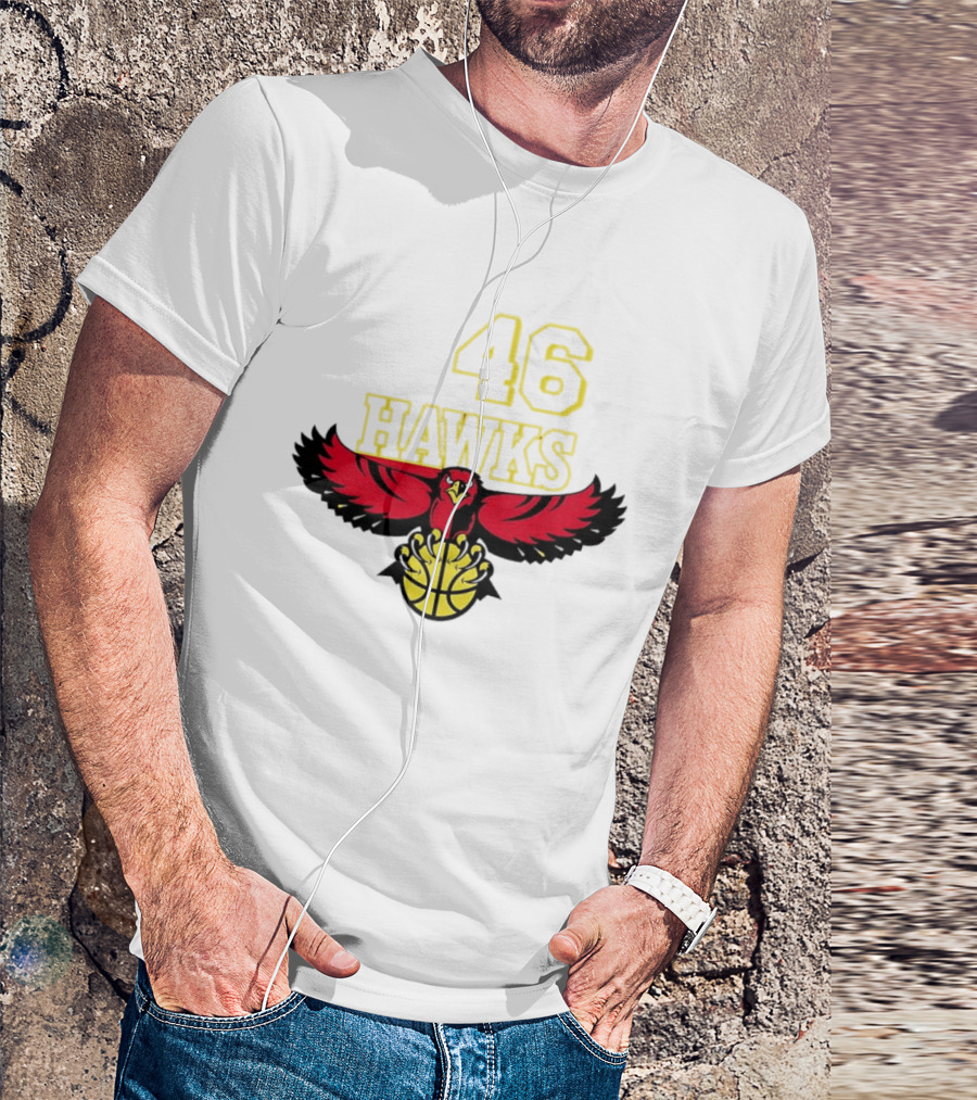 Atlanta Hawks 46 Iconic Basketball Team T-Shirt