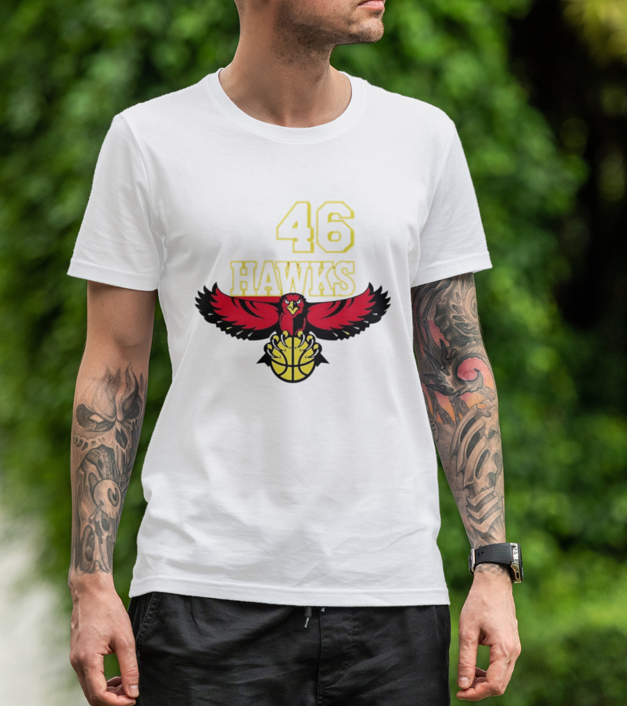 Atlanta Hawks 46 Iconic Basketball Team T-Shirt