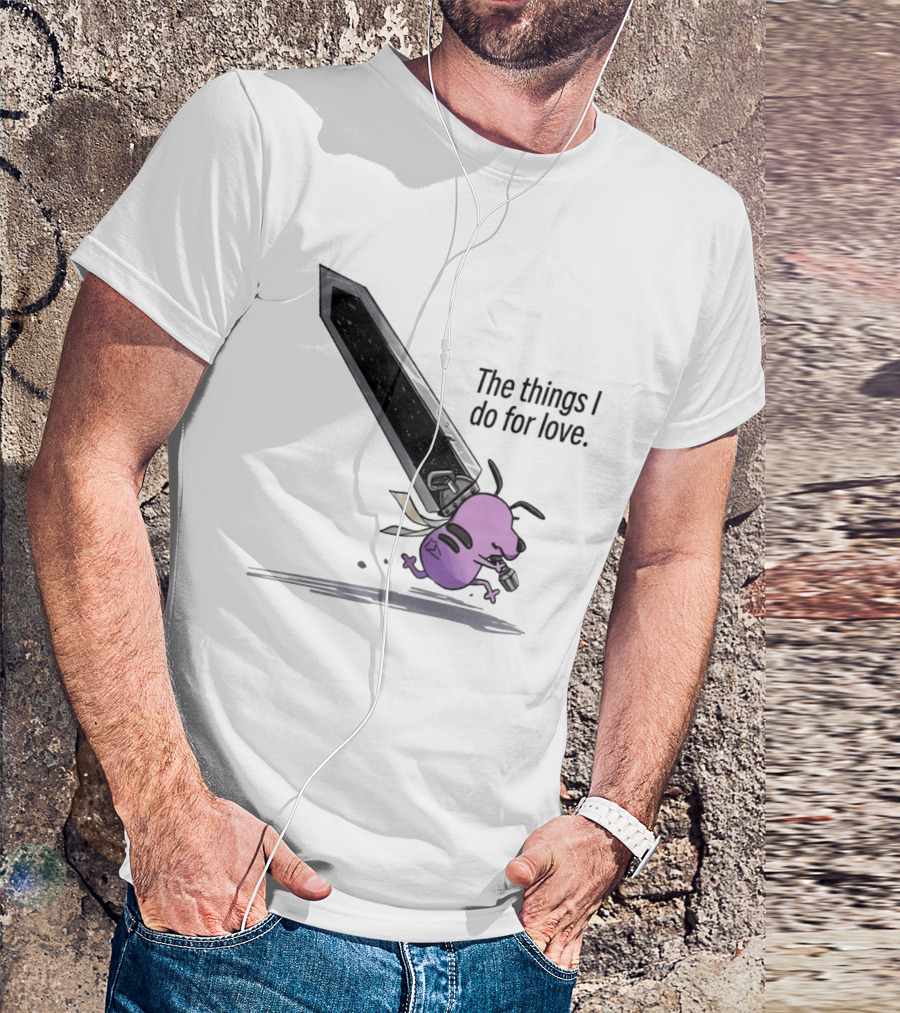 Courage The Cowardly Dog The Things I Do For Love Giant Sword Adventure T-Shirt
