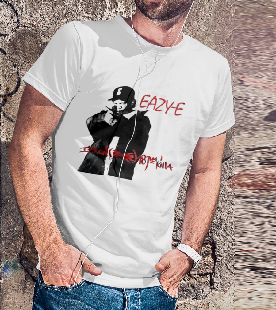 Eazy E It's On Dr. Dre 187um Killa Vintage Style Tribute 90s Hip Hop T-Shirt
