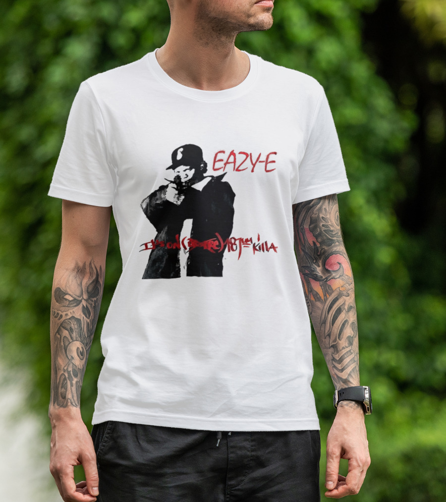 Eazy E It's On Dr. Dre 187um Killa Vintage Style Tribute 90s Hip Hop T-Shirt