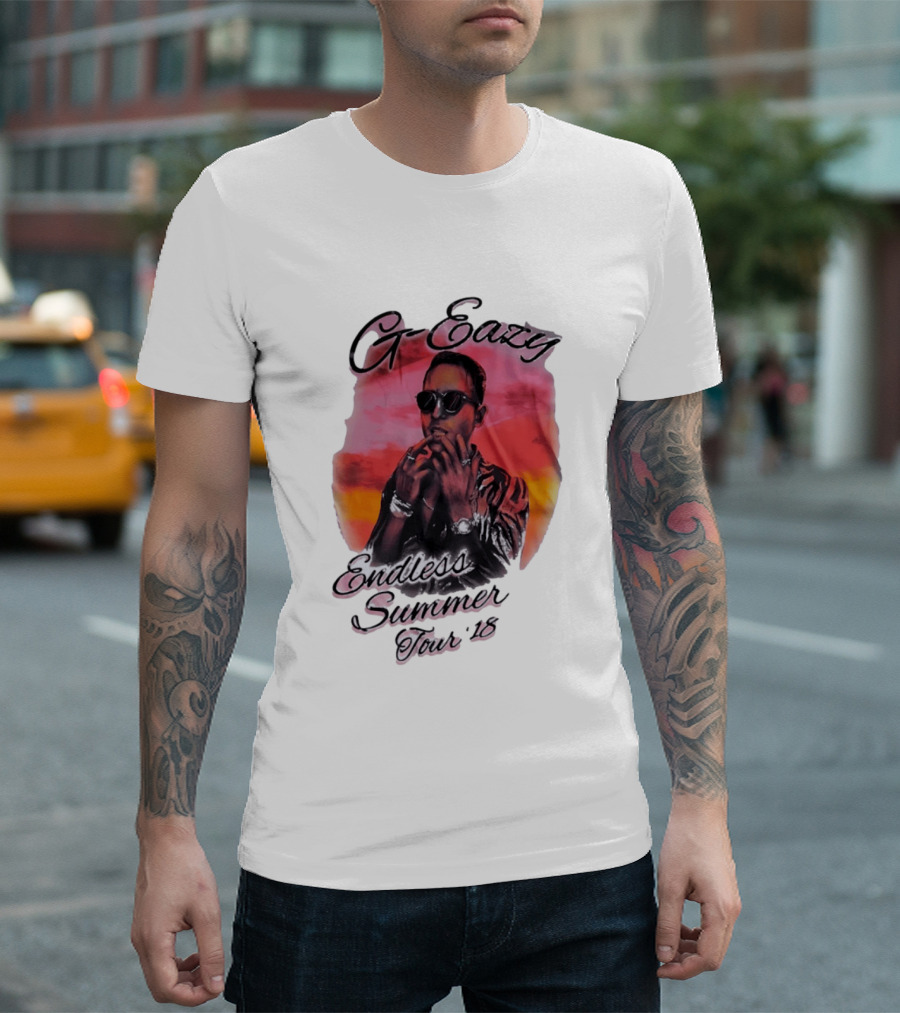 G Eazy Endless Summer Tour 2018 Retro Sunset T-Shirt