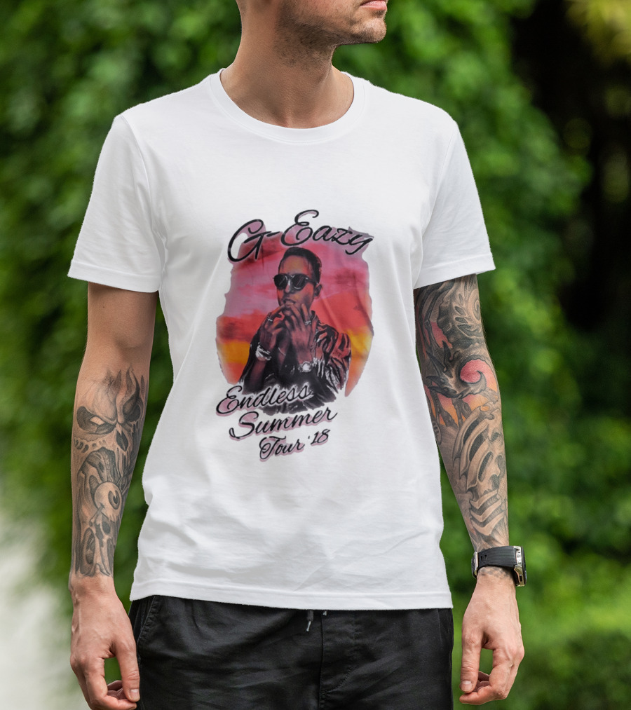 G Eazy Endless Summer Tour 2018 Retro Sunset T-Shirt