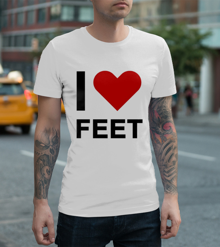 I Heart Feet T-Shirt