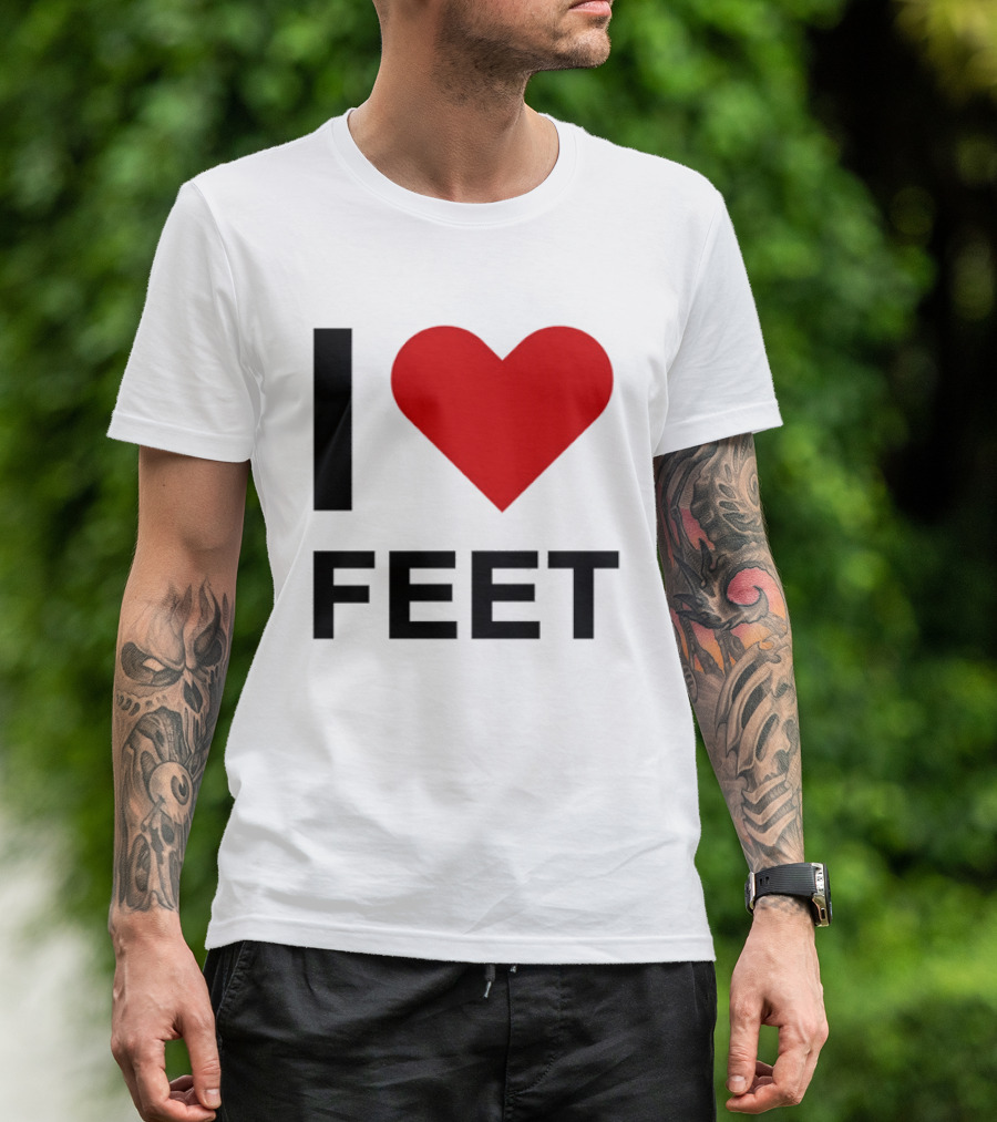 I Heart Feet T-Shirt