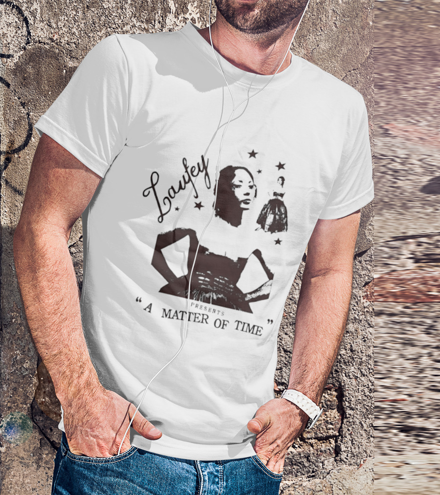 Laufey A Matter Of Time Features Retro Silhouette And Stars T-Shirt