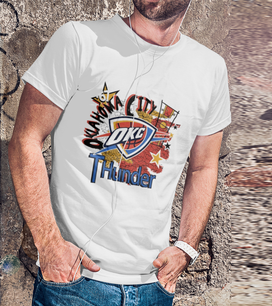 Oklahoma City OKC Thunder '67 Hardwood Classics T-Shirt
