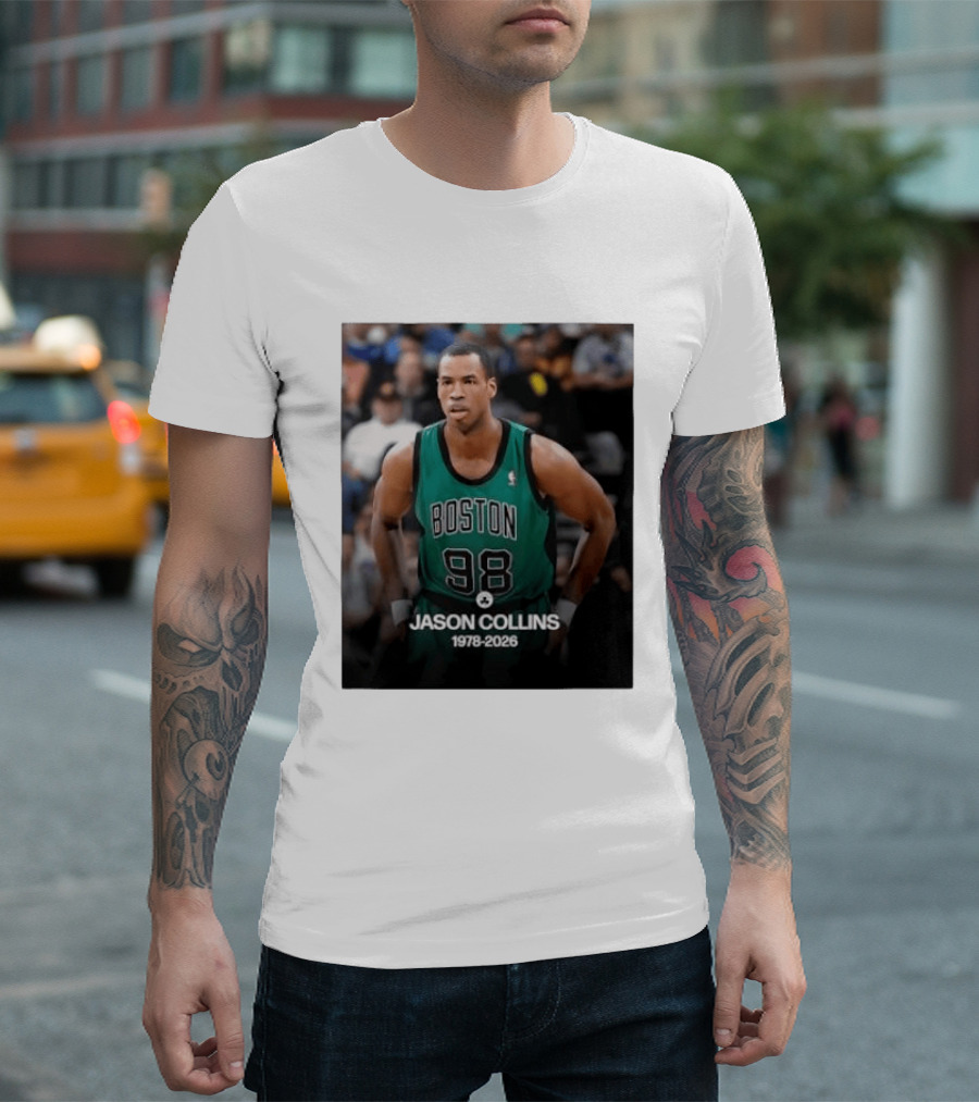 Boston Jason Collins 1978 2026 98 Rest In Peace T-Shirt