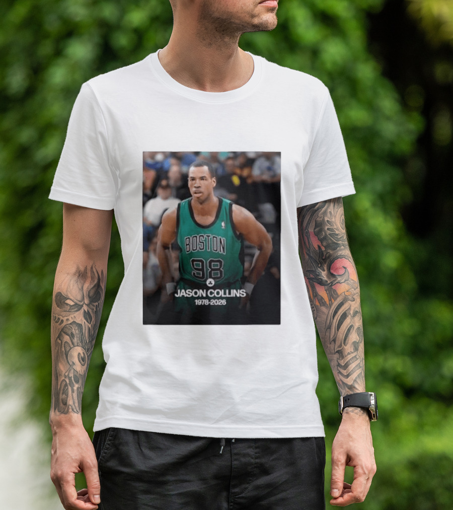 Boston Jason Collins 1978 2026 98 Rest In Peace T-Shirt