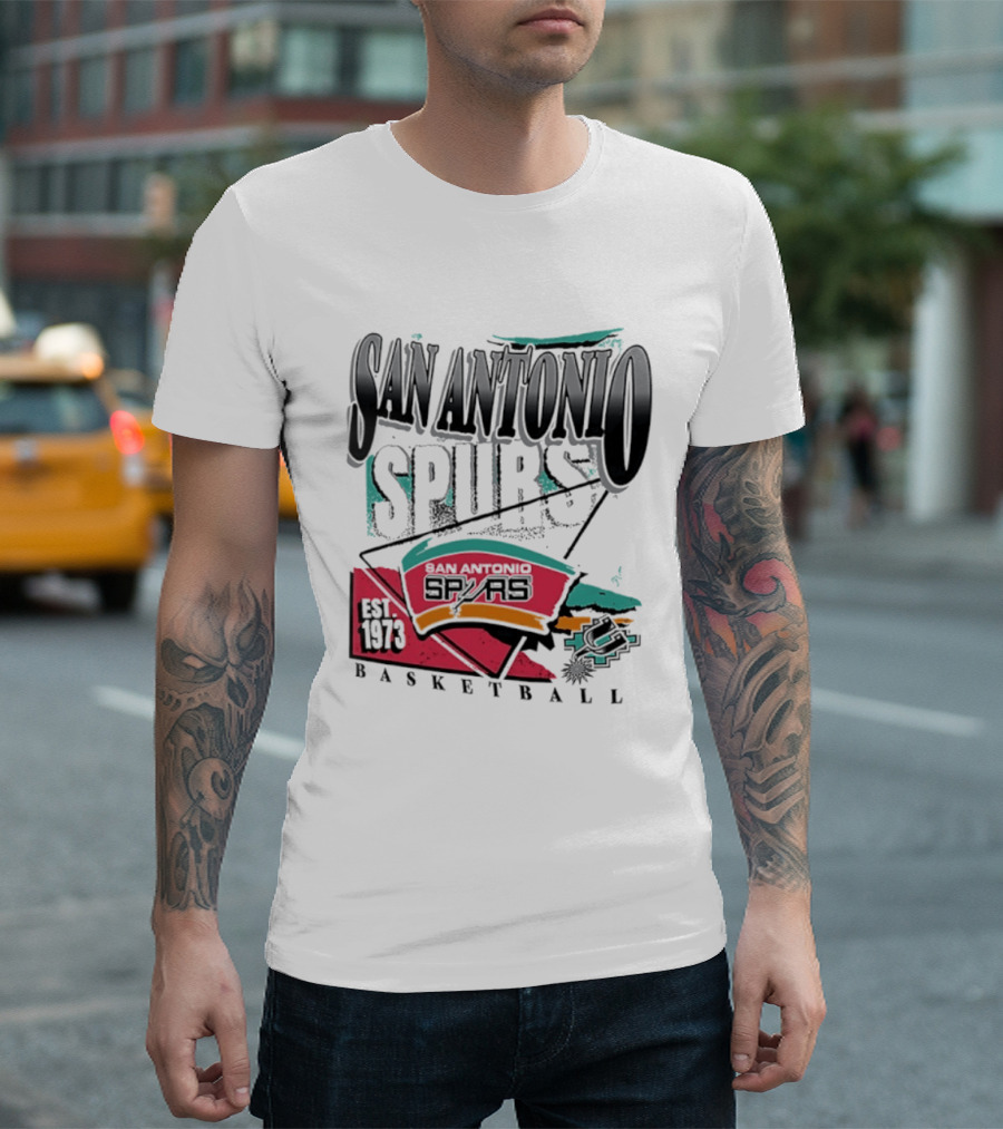 San Antonio Spurs Basketball Est 1973 T-Shirt