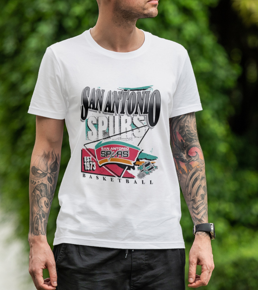 San Antonio Spurs Basketball Est 1973 T-Shirt
