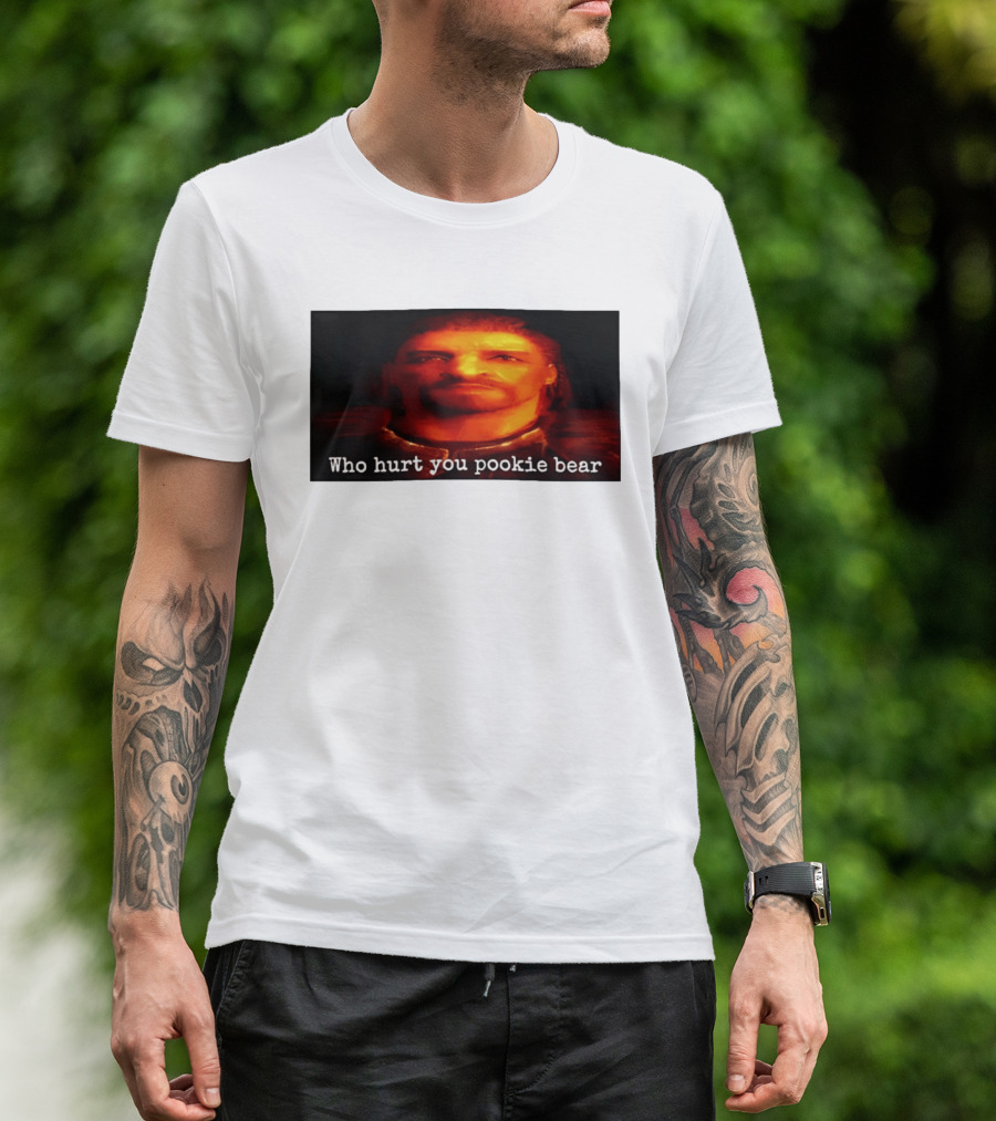 Who Hurt You Pookie Bear Video Game T-Shirt
