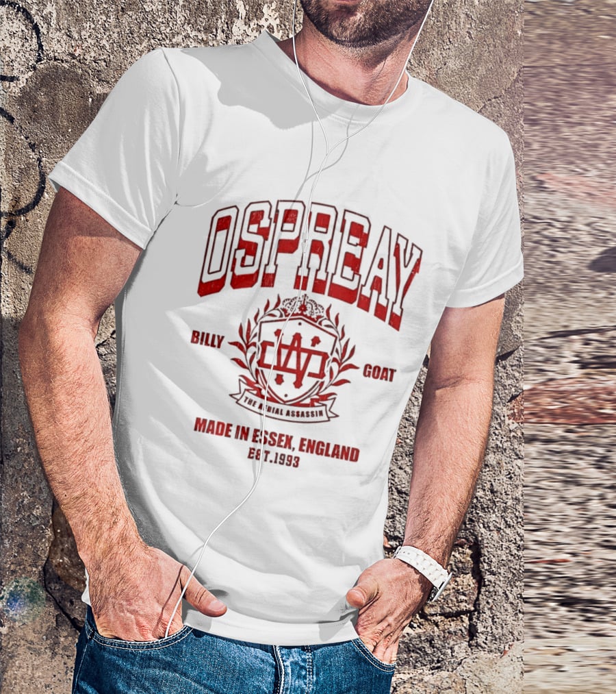 Ospreay Billy Goat The Aerial Assassin Made In Essex England Est 1993 T-Shirt
