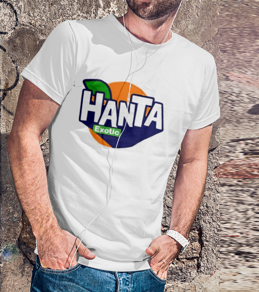 Hanta Exotic Fanta Leaf Orange T-Shirt