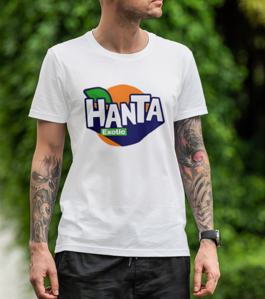 Hanta Exotic Fanta Leaf Orange T-Shirt