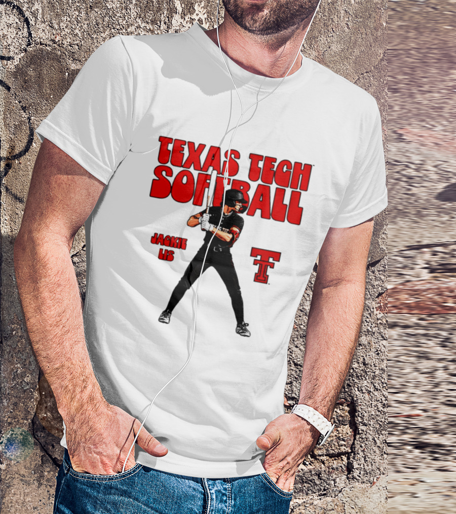 Texas Tech Red Raiders Jackie Lis Softball Player T-Shirt