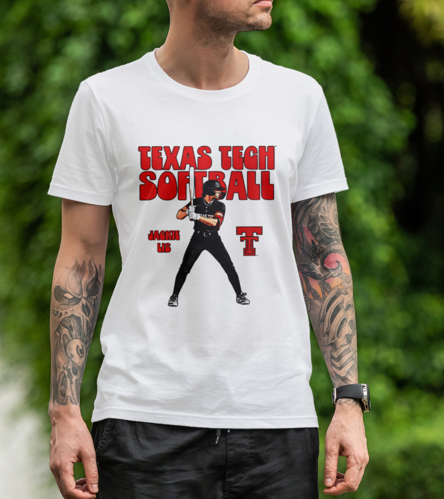 Texas Tech Red Raiders Jackie Lis Softball Player T-Shirt