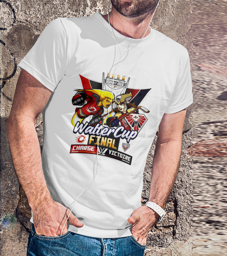 Ottawa Charge Vs Montreal Victoire 2026 Walter Cup Final Hockey Clash T-Shirt