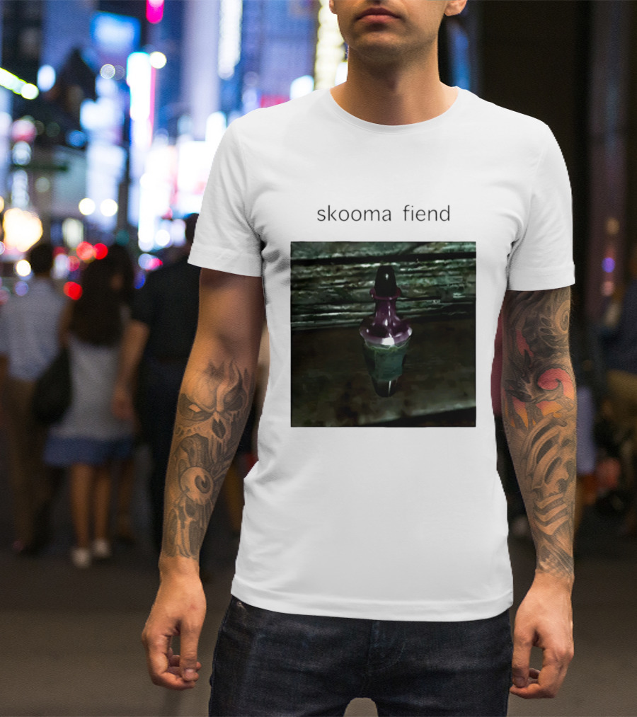 Skooma Fiend Skyrim Potion Character Reference T-Shirt