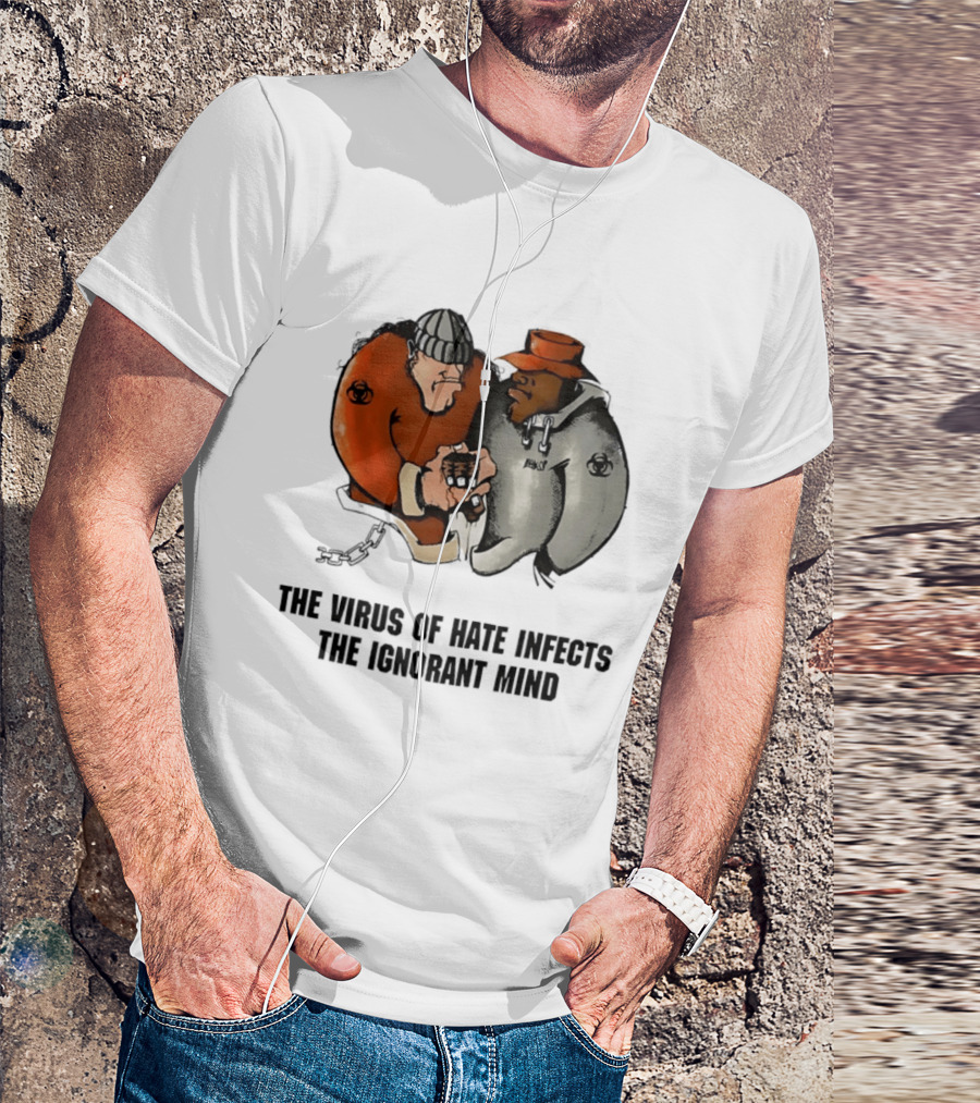The Virus Of Hate Infects The Ignorant Mind 90s Biohazard T-Shirt