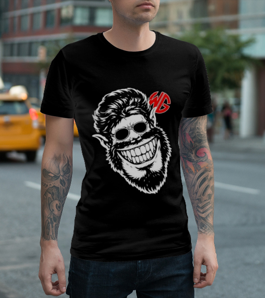 Wolfgang W. Wolfgang Ghoulrilla Biscuits Big Face WG T-Shirt