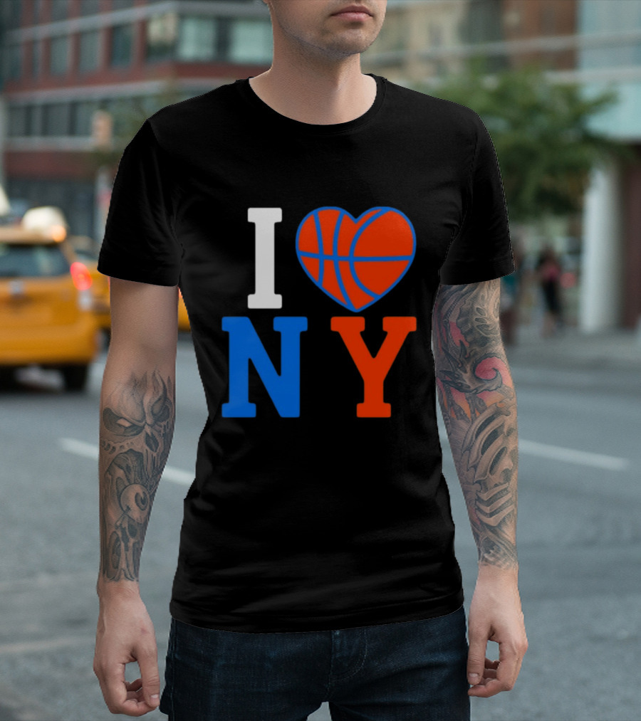 New York Knicks I Heart NY Basketball T-Shirt