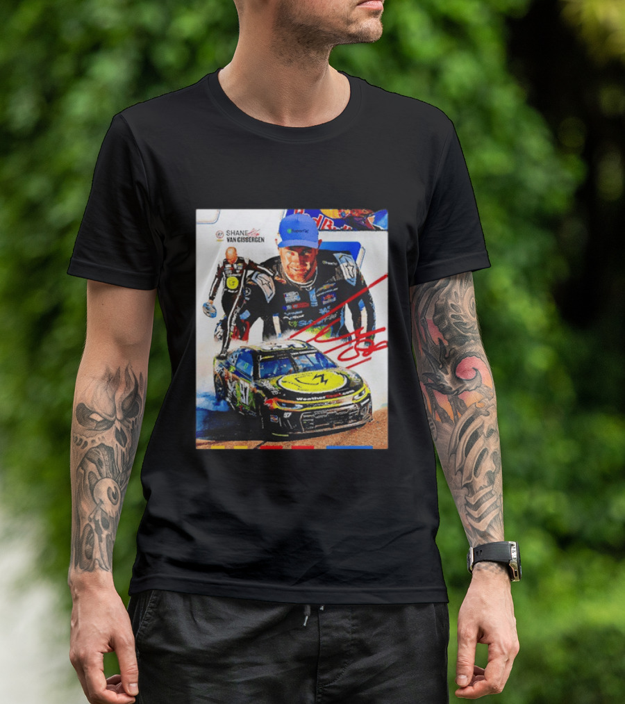 Shane Van Gisbergen NASCAR Red Bull New Zealander Racing Driver #97 T-Shirt