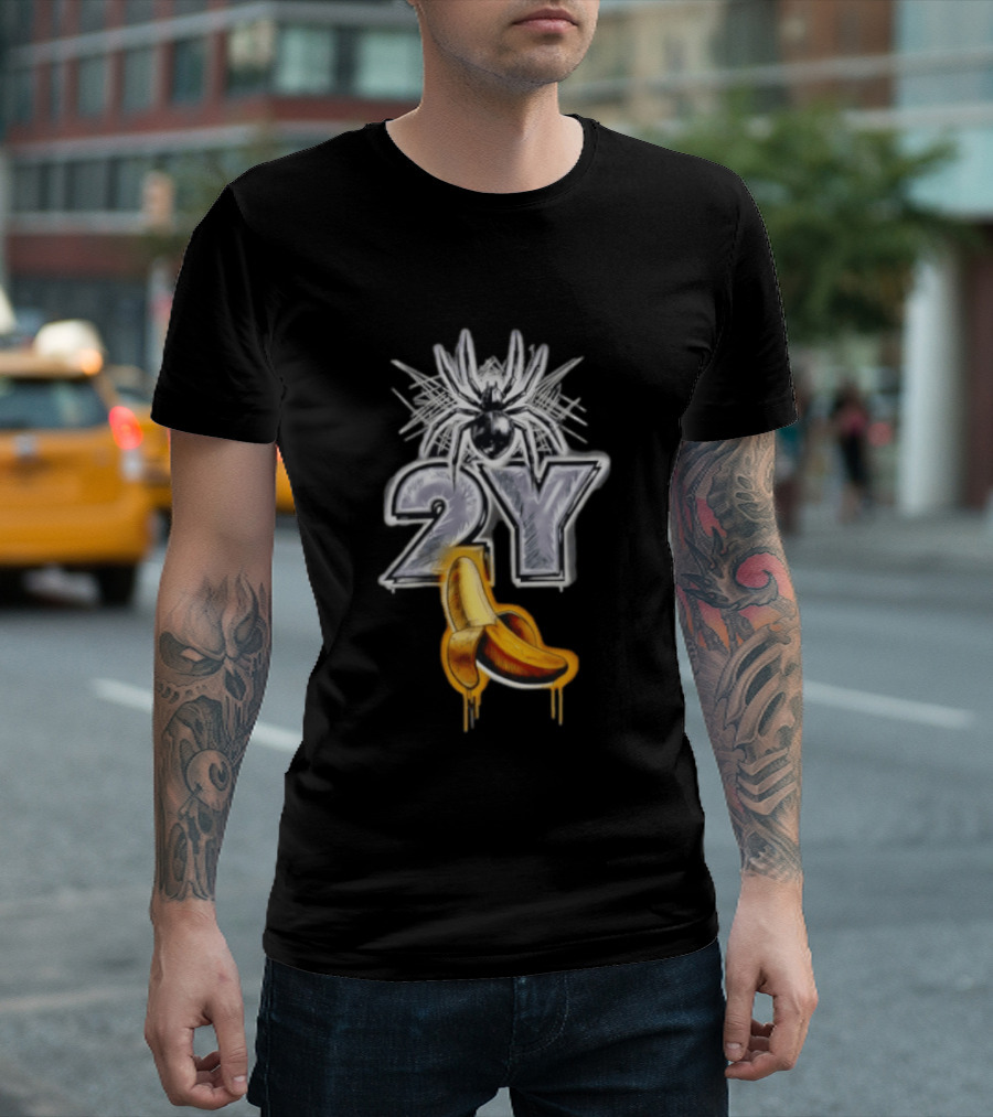 2Y Spider Banana Bananaman Killed T-Shirt
